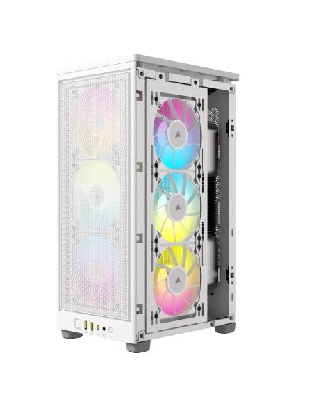CAJA MINI-ITX CORSAIR ICUE 2000D RGB AIRFLOW BLANCA CC-9011247-WW