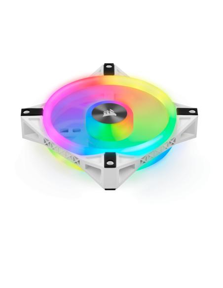 VENTILADOR CAJA ADICIONAL 12X12 CORSAIR QL120 RGB BLANCO PACK 3 UDS LIGTHING NODE