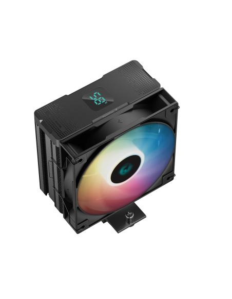 REFRIGERADOR CPU MULTIZOCALO DEEPCOOL AG400 DIGITAL ARGB NEGRO R-AG400-BKADMN-G1