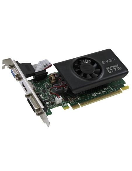 VGA  PCI-EX NVIDIA  EVGA GT 730 2GB GEFORCE GDDR5 02G-P3-3733-KR LOW PROFILE