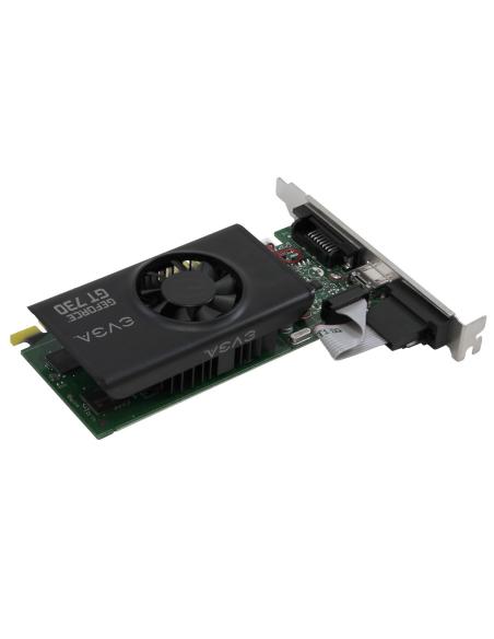 VGA  PCI-EX NVIDIA  EVGA GT 730 2GB GEFORCE GDDR5 02G-P3-3733-KR LOW PROFILE