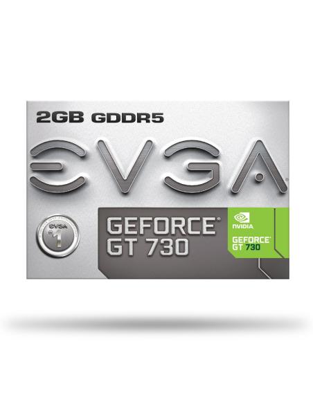 VGA  PCI-EX NVIDIA  EVGA GT 730 2GB GEFORCE GDDR5 02G-P3-3733-KR LOW PROFILE