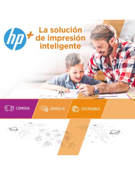 IMPRESORA HP  DESKJET MULTIFUNCION 2722E WIFIFAX MOVIL VERDEBLANCO 26K69B