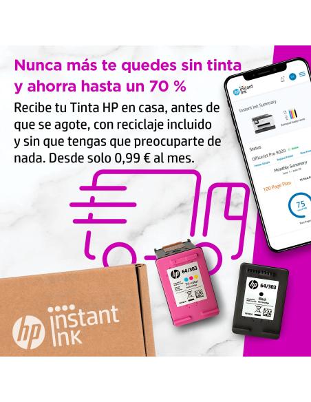 IMPRESORA HP  DESKJET MULTIFUNCION 2722E WIFIFAX MOVIL VERDEBLANCO 26K69B