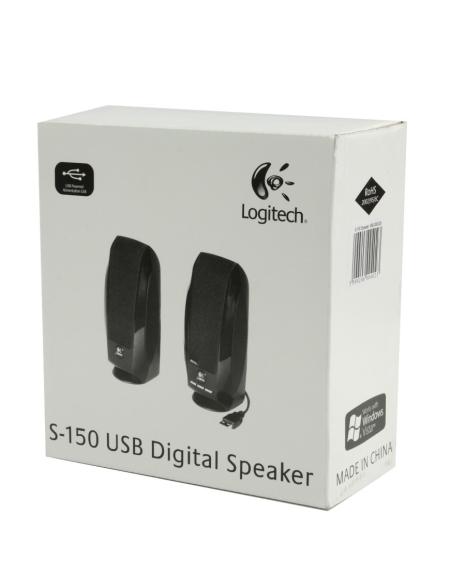 ALTAVOCES LOGITECH S-150 1.2W SPEAKER USB NEGRO 980-000029