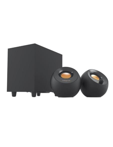 ALTAVOCES  CREATIVE PEBBLE PLUS 2.1 USB NEGRO