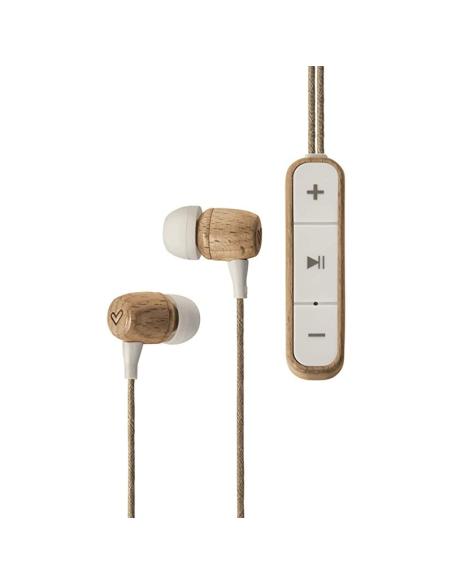 AURICULAR ENERGY EARPHONES ECO BLUETOOTH BEECH WOOD 452392