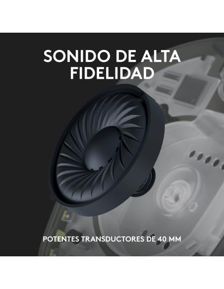 AURICULAR LOGITECH G435 LIGHTSPEED INLAMBRICOS NEGRO 981-001050
