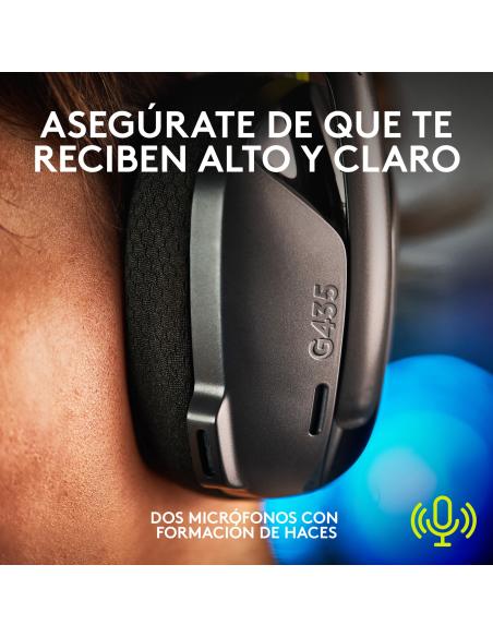 AURICULAR LOGITECH G435 LIGHTSPEED INLAMBRICOS NEGRO 981-001050