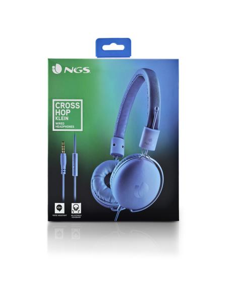 AURICULAR NGS CROSS HOP KLEIN BLUE CABLE 1.2M VOICE ASSISTANT CROSSHOPKLEINUC