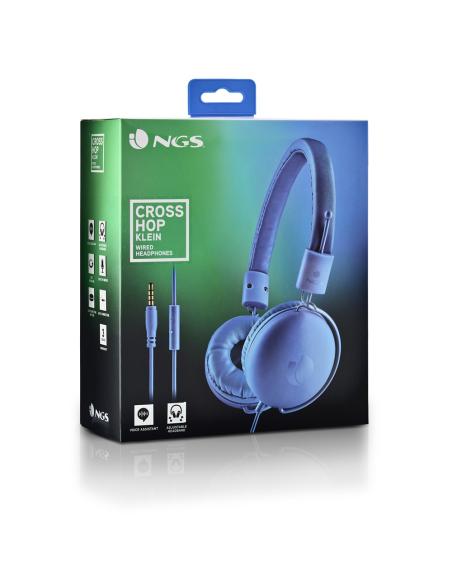 AURICULAR NGS CROSS HOP KLEIN BLUE CABLE 1.2M VOICE ASSISTANT CROSSHOPKLEINUC