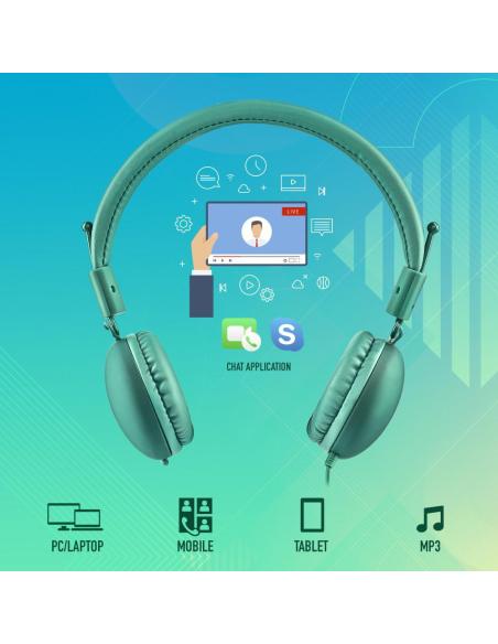 AURICULAR NGS CROSS HOP TEAL GREEN CABLE 1.2M VOICE ASSISTANT CROSSHOPTEAL