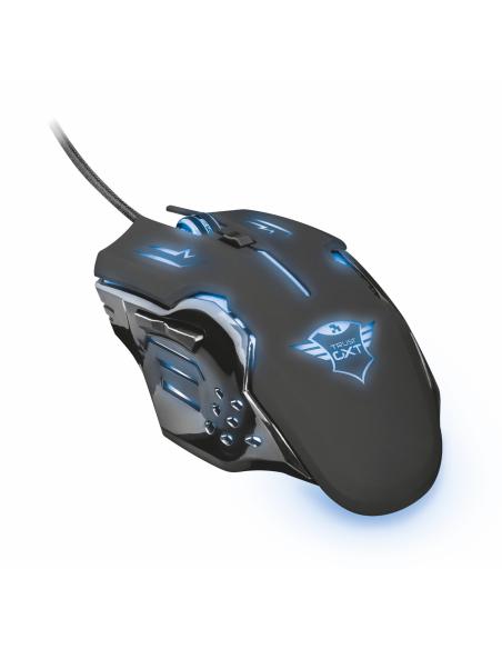 RATON TRUST USB GAMING RAVA LED OPTICO 2000DPI NEGRO 22090