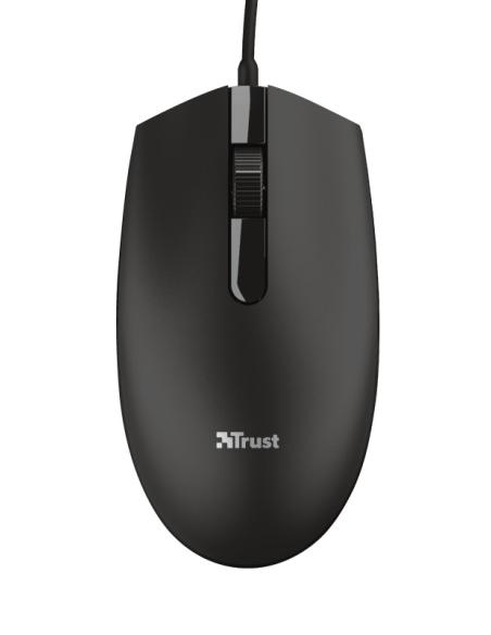 RATON TRUST USB  OPTICAL TM-101 MOUSE BLACK  24274