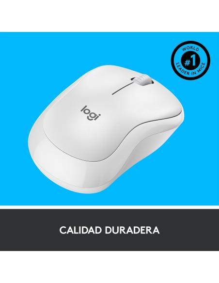 RATON LOGITECH INALAMBRICO M220 SILENT BLANCO 910-006128