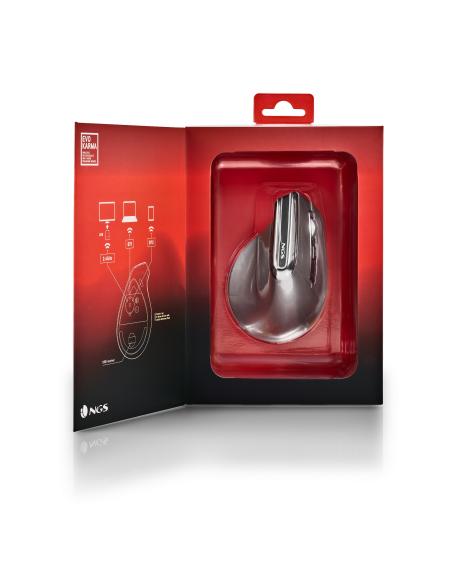 RATON NGS INALAMBRICO EVOKARMA VERTICAL RECARGABLE RGB BT