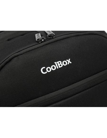 BOLSA MOCHILA PORTATIL 15.6 COOLBOX NEGRO IMPERMEABLE COO-BAG15-2N