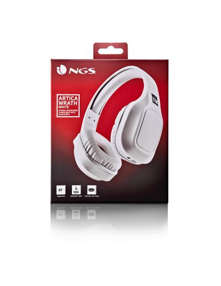AURICULAR NGS BLUETOOTH HEADPHONE ARTICA WRATH WHITE