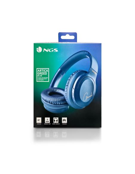 AURICULAR NGS BLUETOOTH 5.1 HEADPHONE ARTICA GREED AZUL