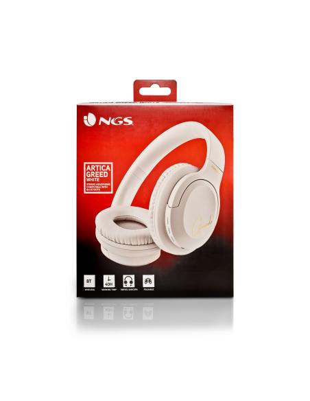 AURICULAR NGS BLUETOOTH 5.1 HEADPHONE ARTICA GREED BLANCO