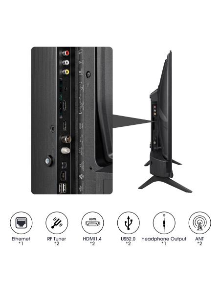 TV 40 LED HISENSE 40A4K FHD SMART TV