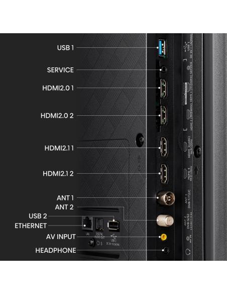 TV 65 LED HISENSE 65E7KQ PRO 144 HZ MODO JUEGO PRO UHD SMART TV 4K