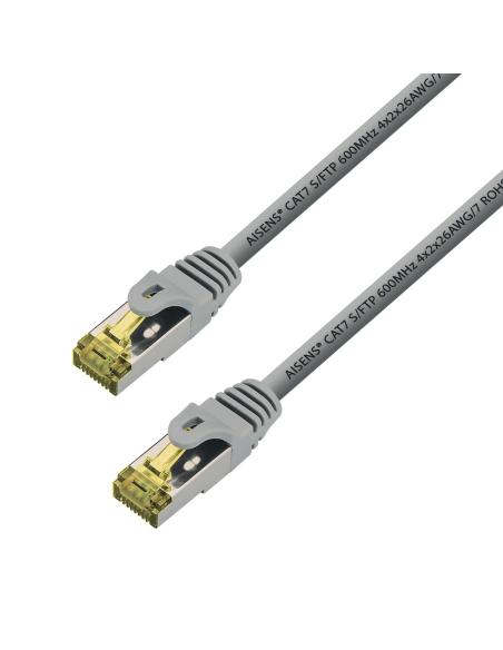 CABLE RED LATIGUILLO RJ45 LSZH CAT.7 SFTP AWG26 GRIS 10M AISENS A146-0338