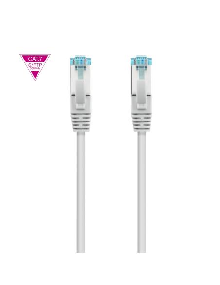 CABLE RED LATIGUILLO RJ45 LSZH CAT.7 SFTP AWG26 GRIS  0.5M NANOCABLE 10.20.1700