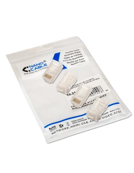CONECTOR RJ45 8 HILOS CAT.5E 50 UDS NANOCABLE 10.21.0102-50