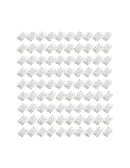 CONECTOR RJ45 8 HILOS CAT.6 AWG24 100 UDS AISENS A139-0657