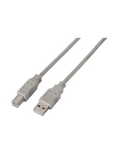 CABLE USB 2.0 IMPRESORA TIPO AM-BM BEIGE 1.0 M NANOCABLE 10.01.0102