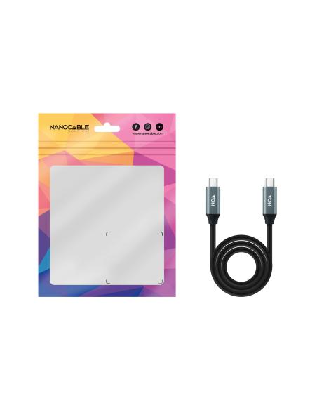 CABLE USB 3.2 GEN2X2 100W 4K60HZ USB-C MM 0.5 M NANOCABLE 10.01.4300