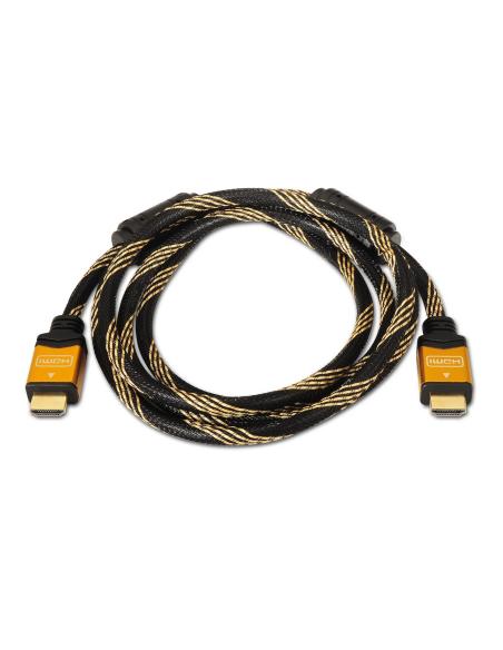 CABLE HDMI ALTA VELOCIDAD HEC FERRITA AM-AM ORO 3.0M AISENS A119-0112UC