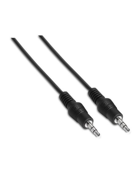 CABLE AUDIO ESTEREO JACK 3.5M-JACK 3.5M NEGRO 10M AISENS A128-0144