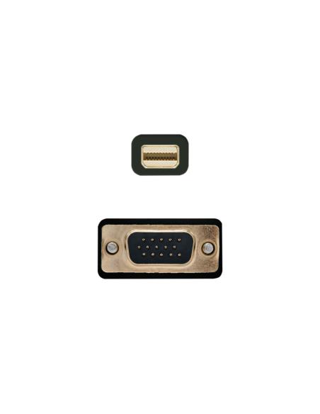 CABLE CONVERSOR MINI DISPLAYPORT MACHO A VGA MACHO. 2.0M  AISENS  A125-0362