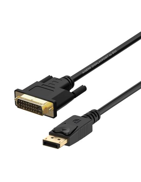 CABLE CONVERSOR DISPLAYPORT MACHO A DVI MACHO. 2.0M  AISENS  A125-0366