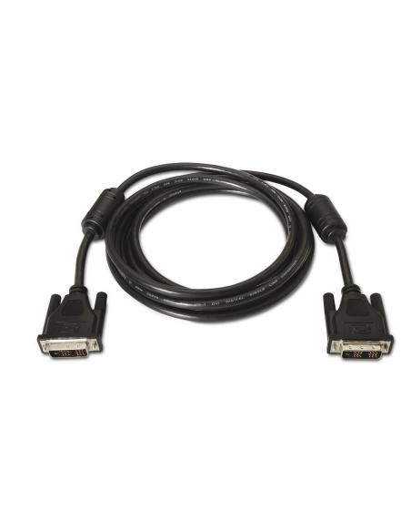 CABLE DVI SINGLE LINK 181 CON FERRITA M-M NEGRO 5.0M AISENS A117-0088
