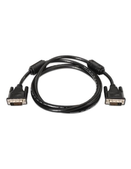 CABLE DVI DUAL LINK 241 CON FERRITA M-M NEGRO 1.8M AISENS A117-0089