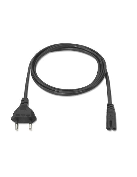 CABLE ALIMENTACION FORMA 8 CEE716M-C7H NEGRO 1.5M AISENS A132-0173