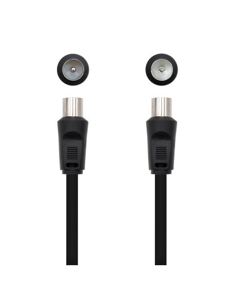 CABLE ANTENA TV 75 OHM M-H 1.8 M NANOCABLE 10.26.0202