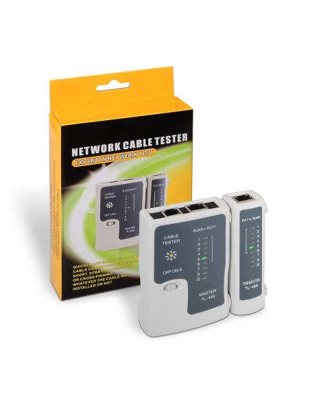 TESTEADOR PARA CABLE RJ11 RJ12 RJ45 AISENS A142-0312