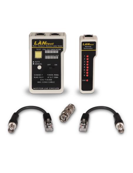 TESTEADOR PARA CABLE RJ11RJ12RJ45 COAXIAL AISENS A142-0314