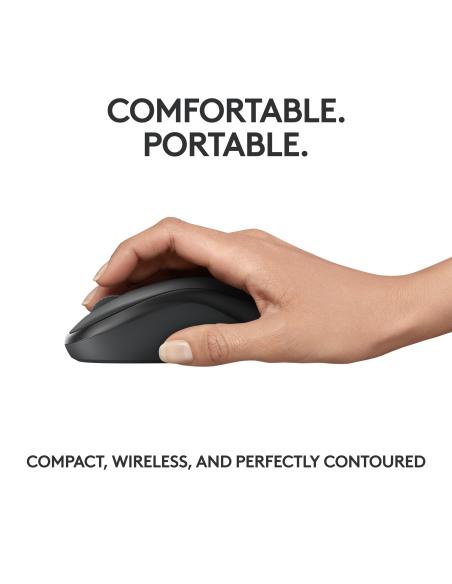 RATON LOGITECH INALAMBRICO M240 SILENT DIESTROZURDO GRAFITO 910-007119