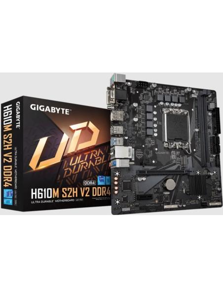 PB S1700 GIGABYTE H610M S2H V2 2DDR4 SATA PCIE HDMI DVI DP M2 MATX