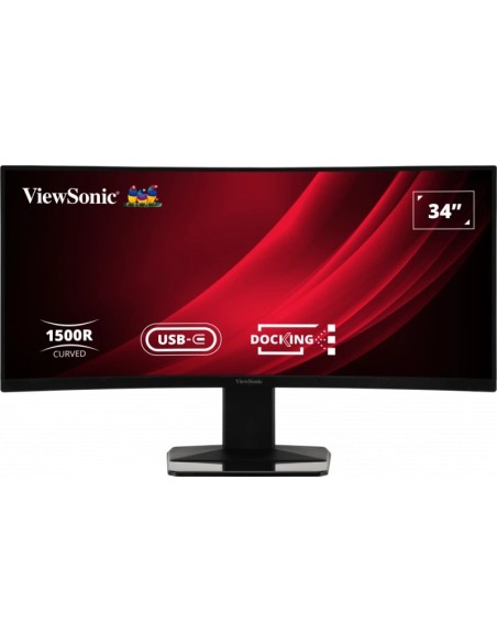 MONITOR VIEWSONIC 34" QHD CURVO HDMI DP 65W USB-C USB RJ45 MULTI AJUS.ALTURA