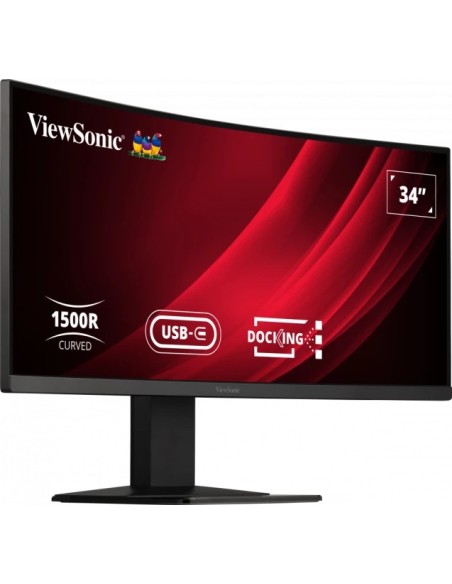 MONITOR VIEWSONIC 34" QHD CURVO HDMI DP 65W USB-C USB RJ45 MULTI AJUS.ALTURA