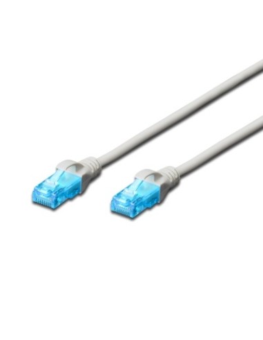CABLE DE RED CAT 5E U UTP DE 10,0 METROS EN COLOR GRIS.