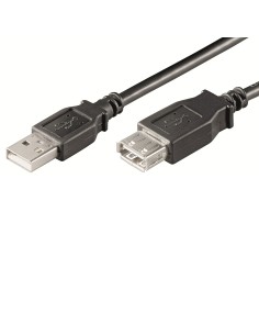 CABLE DE EXTENSION USB 2.0 A A A M F, AWG28, LONGITUD DE 3,0 METROS.
