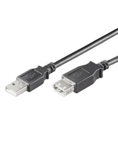 CABLE DE EXTENSION USB 2.0 A A A M F, AWG28, DE 1,8 METROS.
