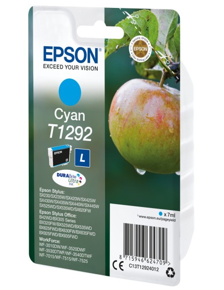 Epson Singlepack Cyan T1292 DURABrite Ultra Ink
